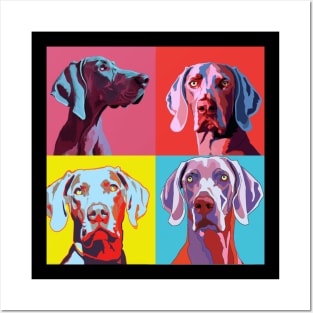 Weimaraner Pop Art - Dog Lover Gifts Posters and Art